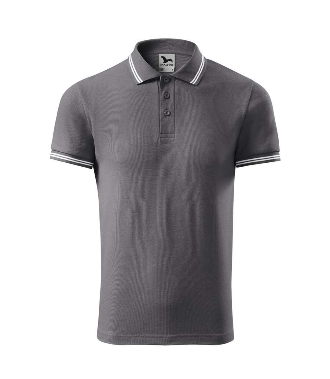 Polo Urban Homme Gris Acier Malfini-1