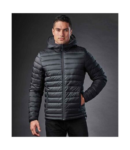 Stormtech Mens Stavanger Thermal Padded Jacket (Black/Graphite Grey) - UTPC4455