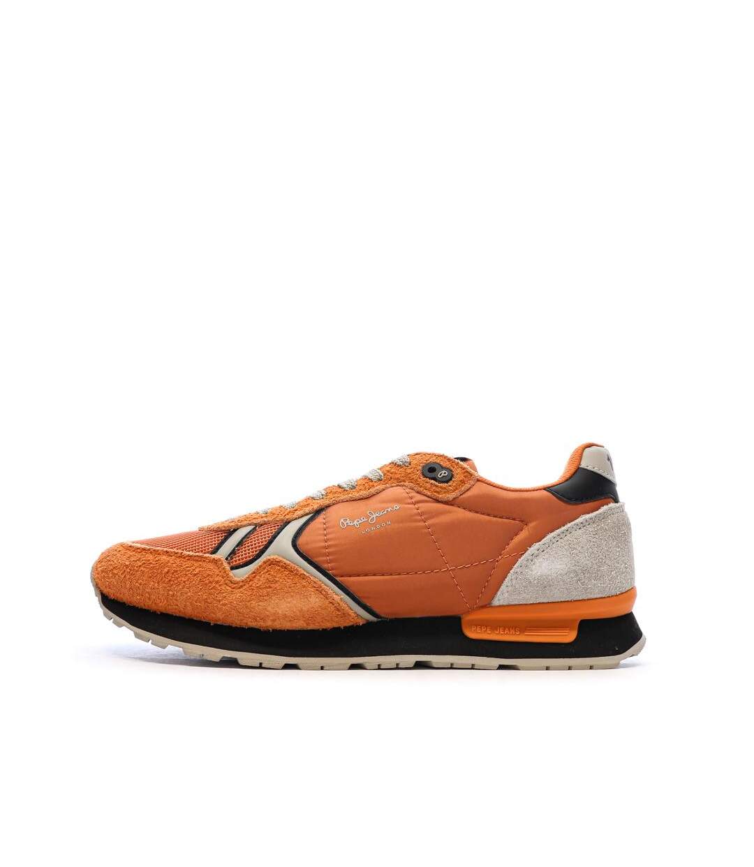 Baskets orange homme pepe jeans brit fun m-1