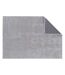 Tapis en coton et polyester effet viscose argent Undra-3