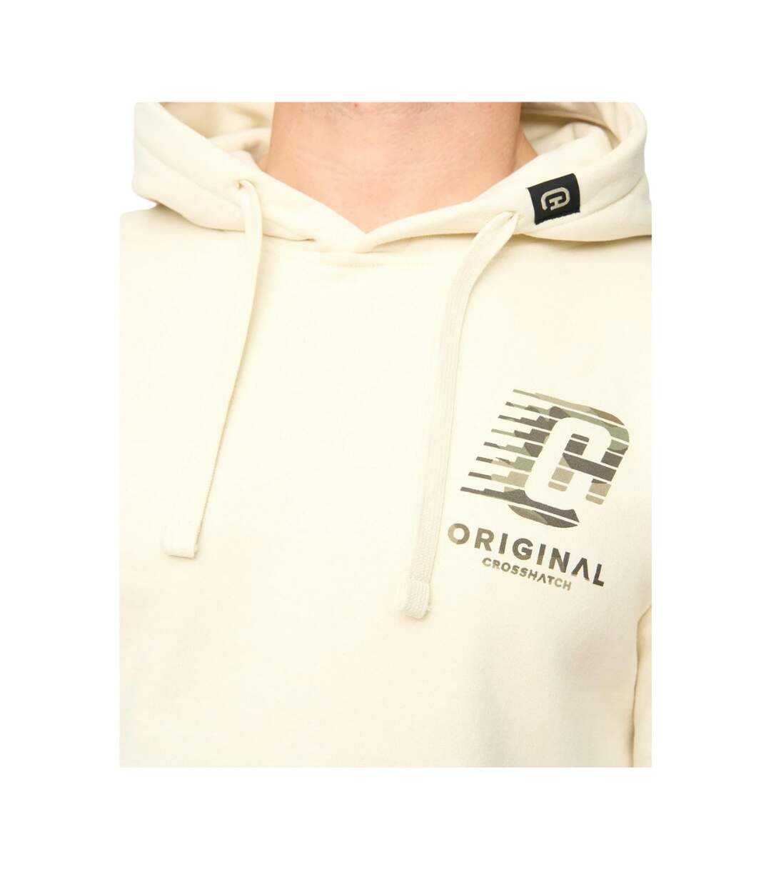 Sweat À Capuche Winchamp Homme Beige Crosshatch-4
