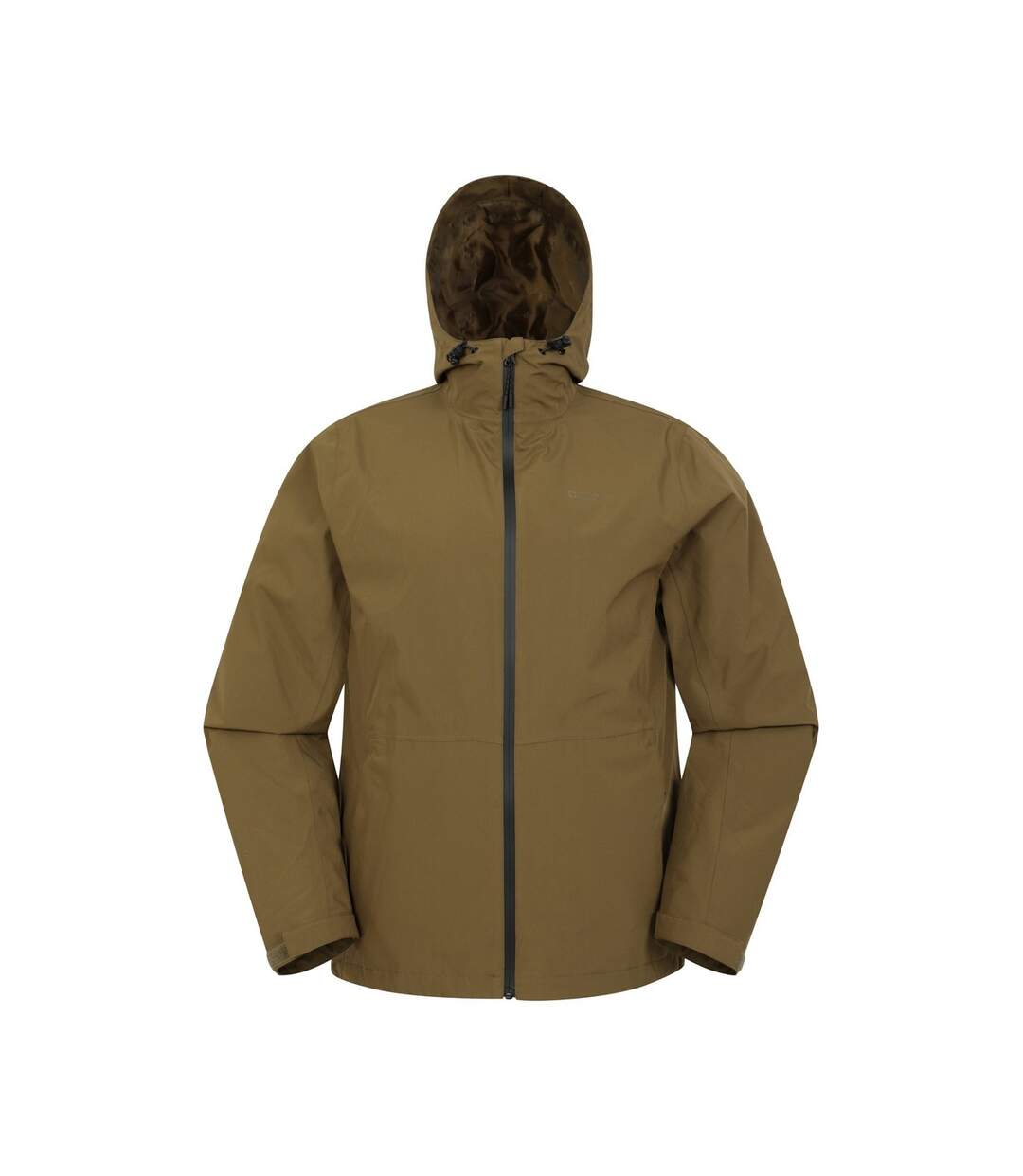 Mens Covert Waterproof Jacket Dark Khaki Mountain Warehouse-2