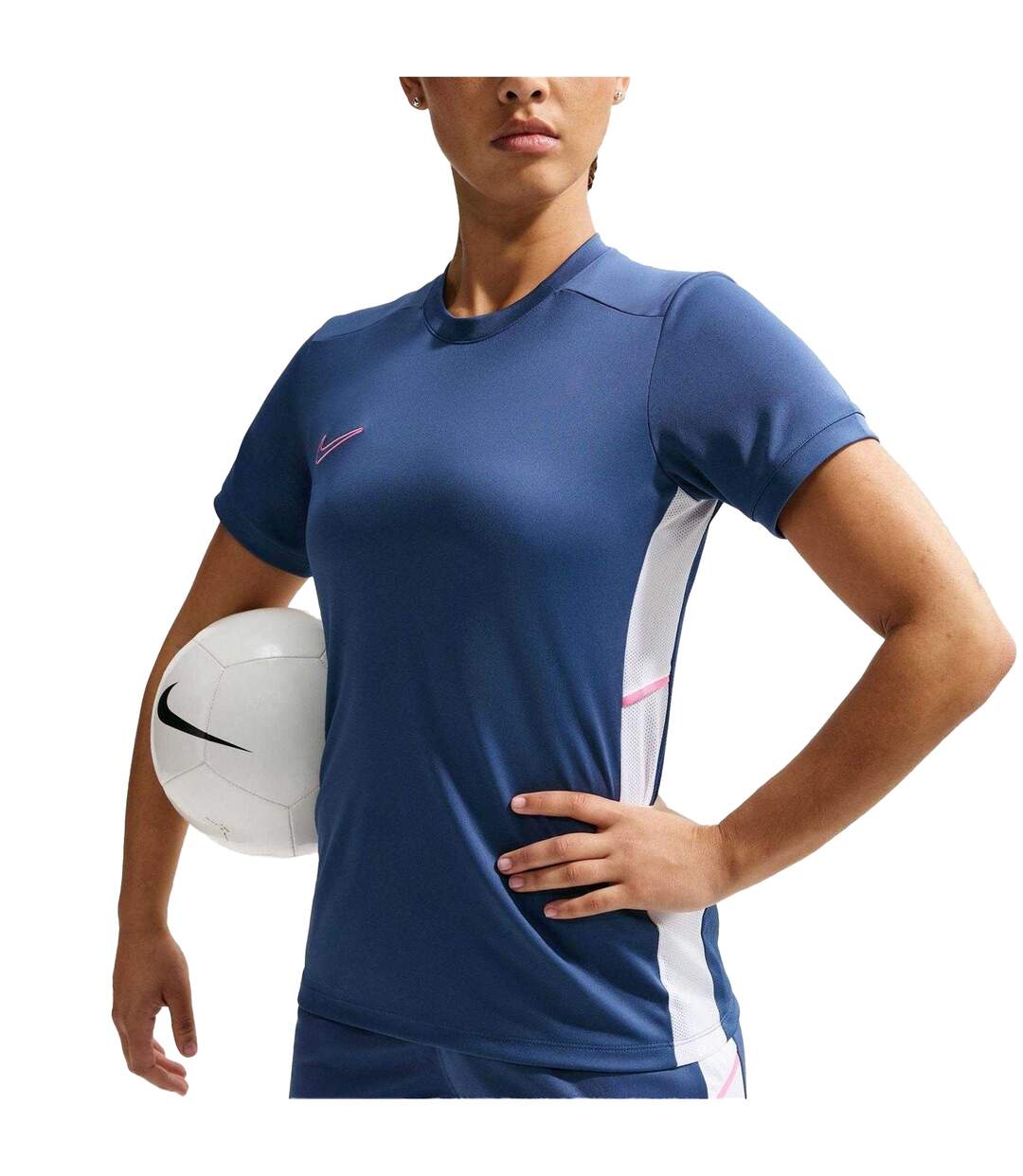 Maillot De Foot Motif/style Swoosh Femme Bleu De Gris Foncé Nike-2