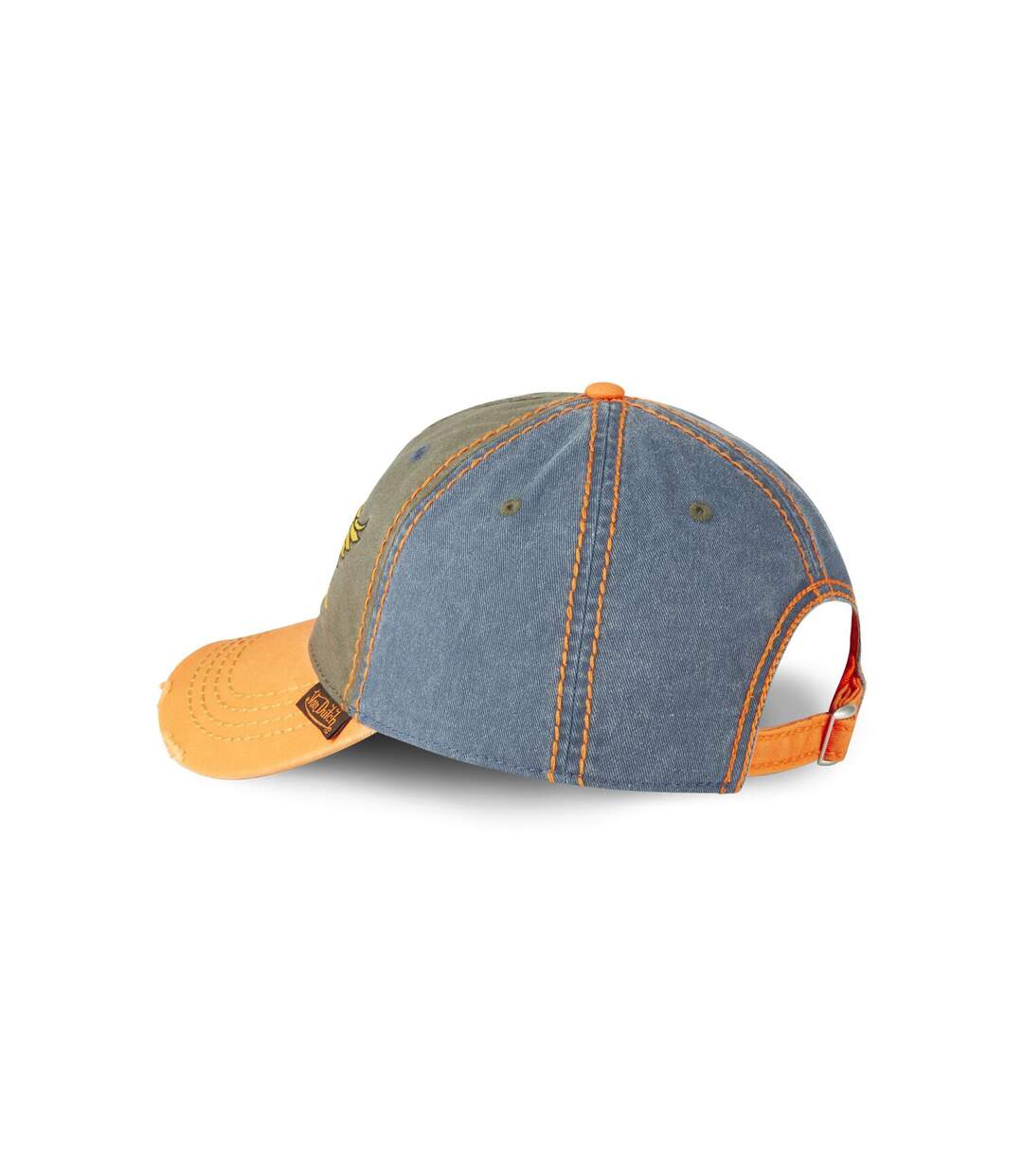 Casquette baseball en coton avec broderie effet usé Retro Eye Vondutch-4