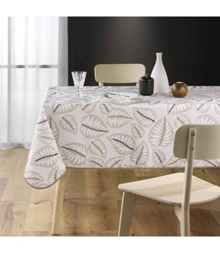 Nappe Antitache Imprimé Alma 150x240cm Naturel
