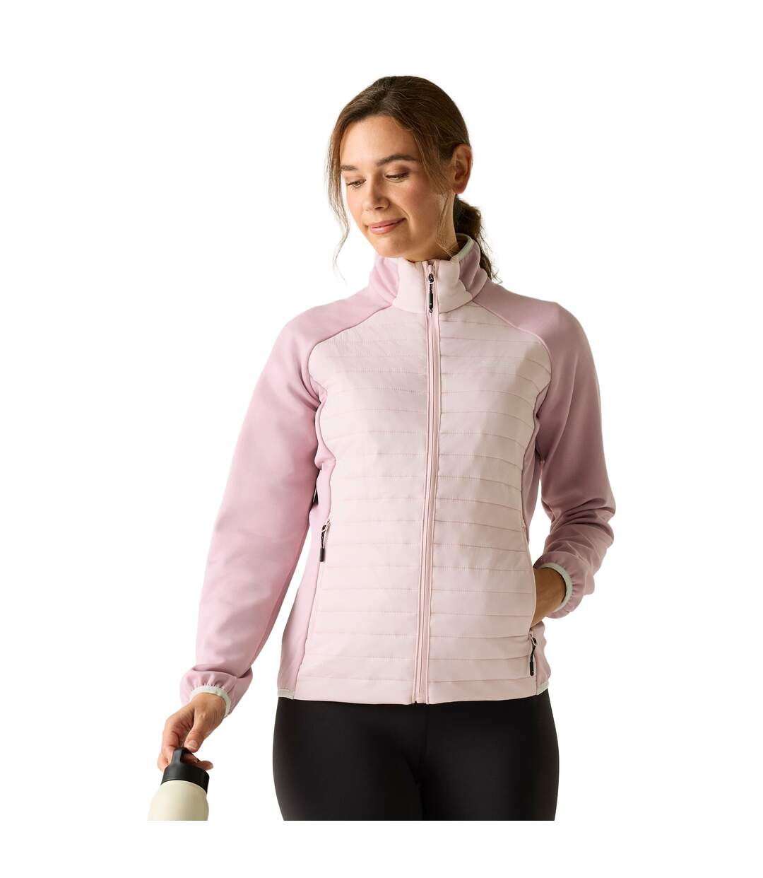 Womens/ladies Clumber Hybrid Jacket Pink Haze Powder Lilac Regatta-1