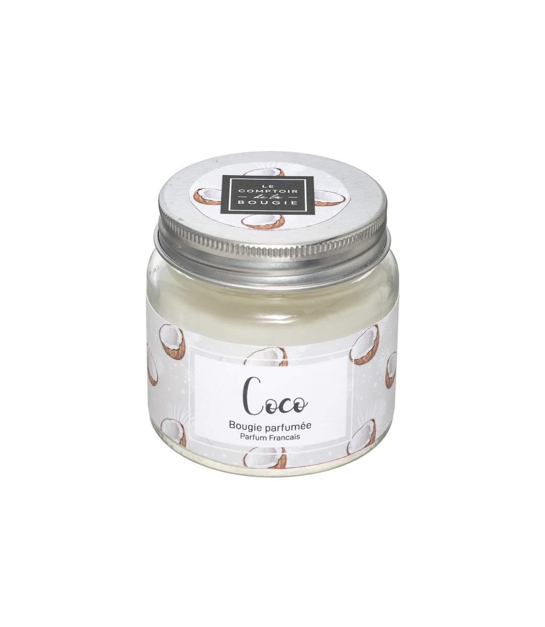 Bougie Parfumée en Verre Bocal 65g Coco-1