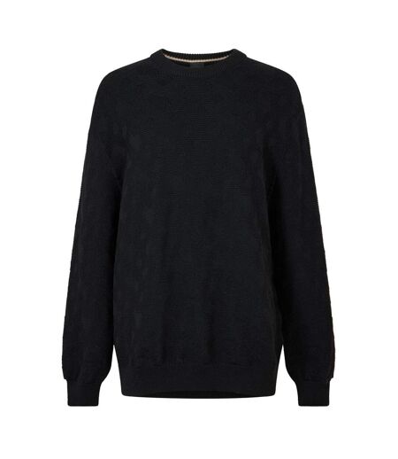 Mens Palao Knitted Long-sleeved Top Black Hugo Boss