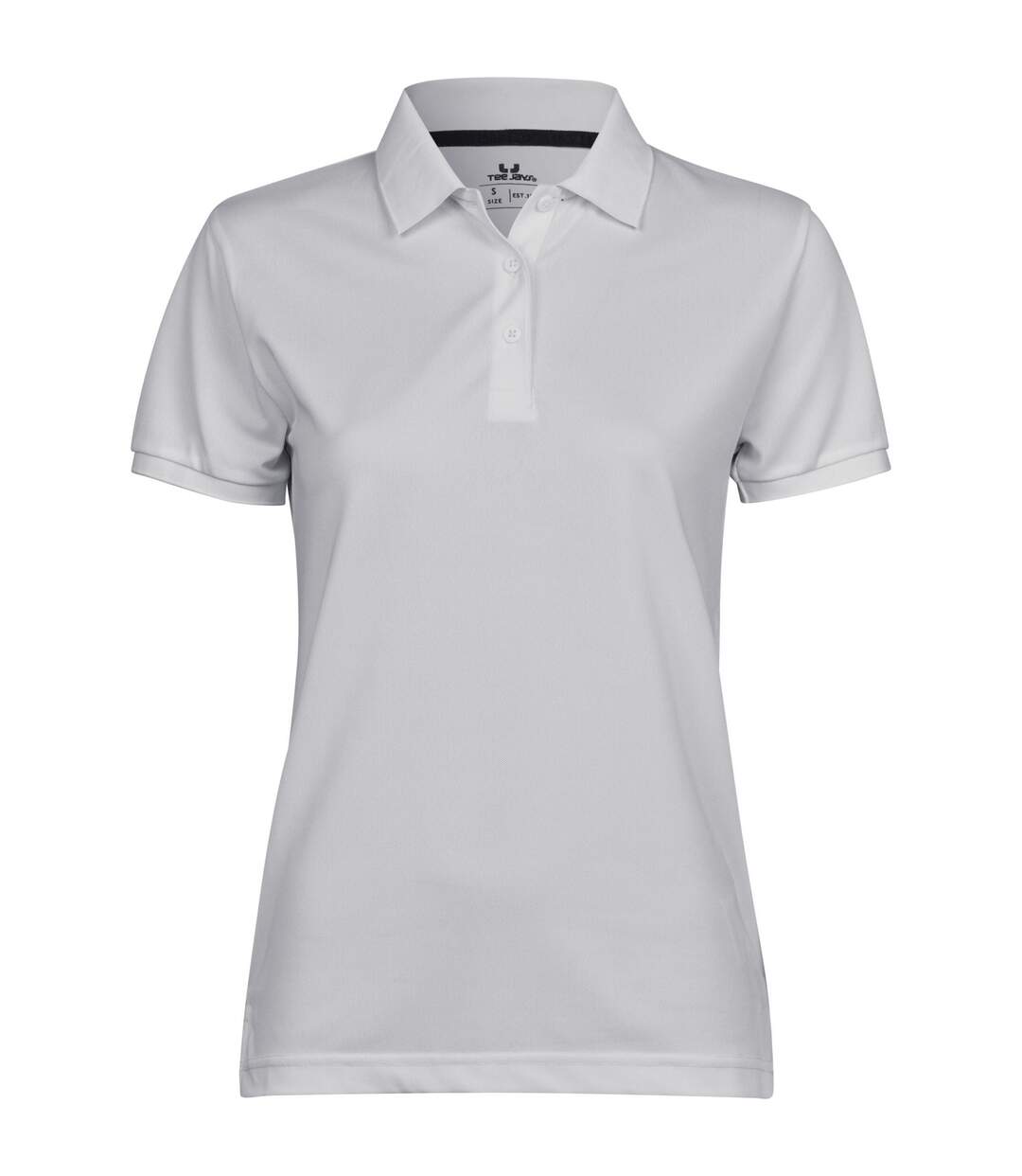 Polo club femme blanc Tee Jay-1