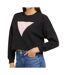 Sweat Noir Femme Guess Lurex Triangle - L