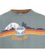 T-shirt cromer homme bleu gris Trespass-3