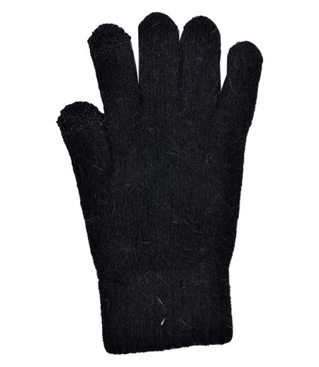 Gants Femme INFINITF 0675 ANGORA NOIR