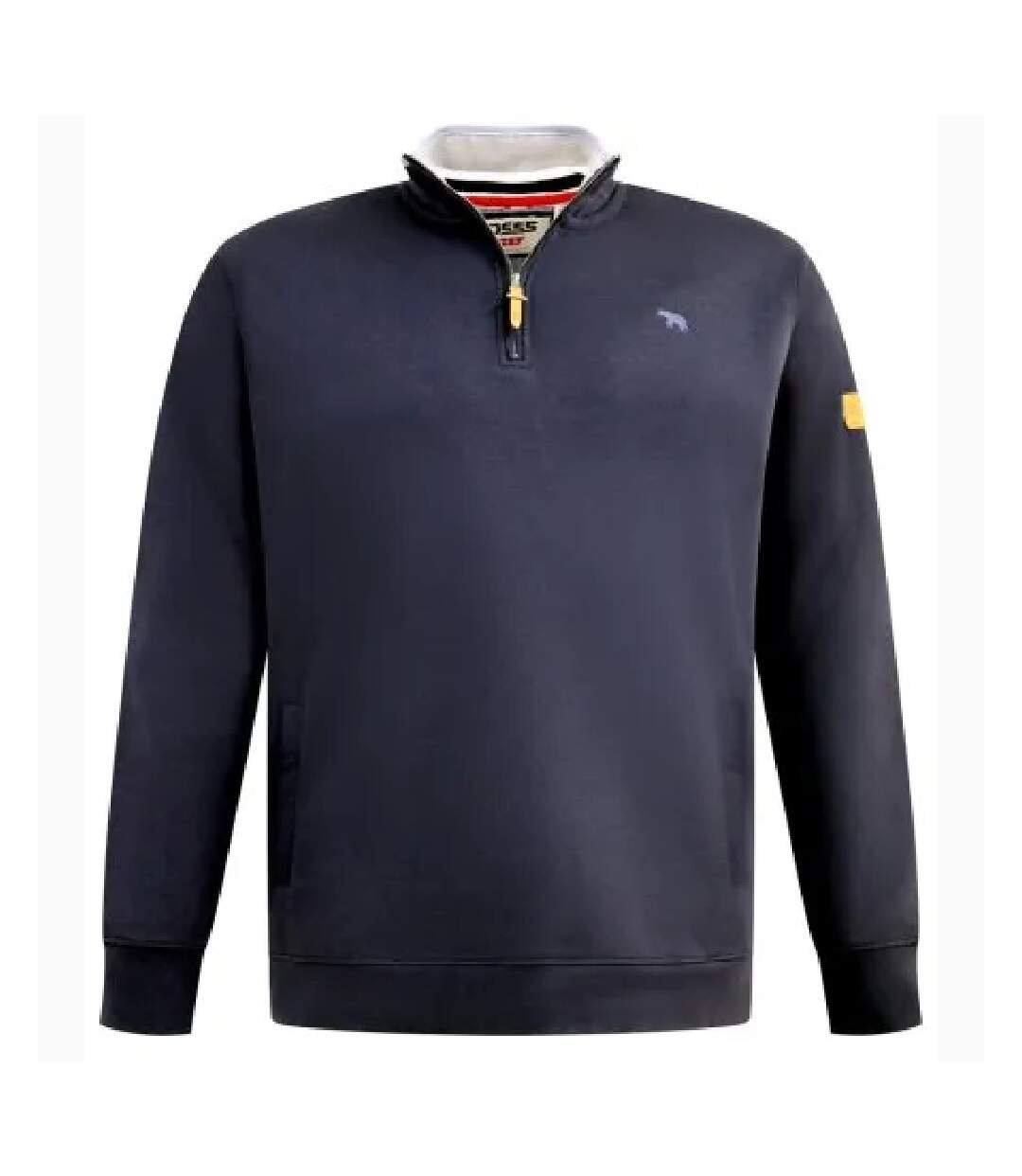 Sweat Motif/style Logo Brodé D555 Russel Homme Bleu Marine Duke-2