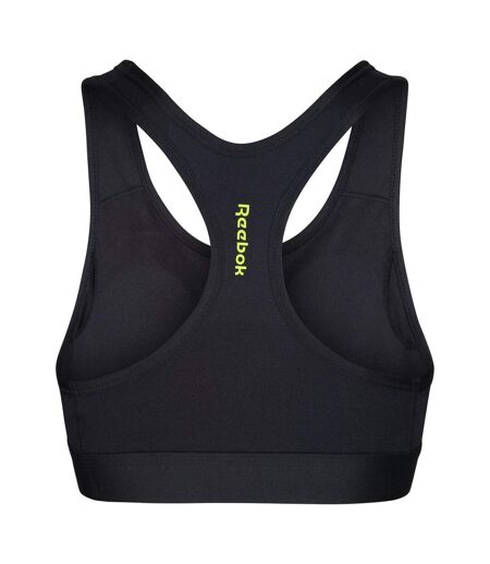 Brassière De Sport Sophia Femme Noir Jaune Reebok