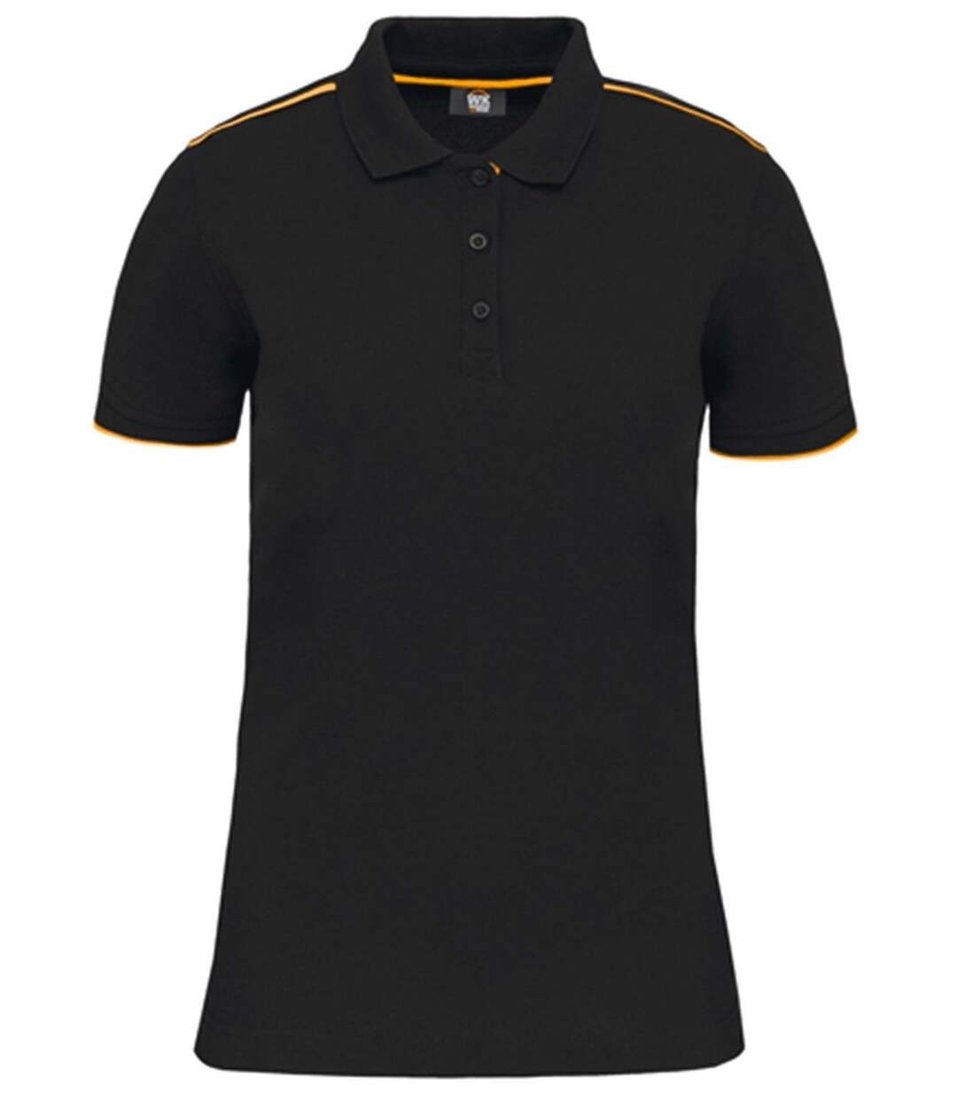 Polo professionnel DayToDay pour femme - WK271 - noir et jaune