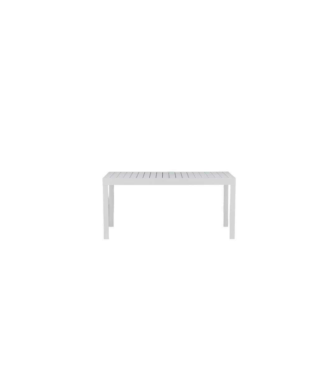 Table de Jardin Extensible Marbella 160-240cm Blanc-4