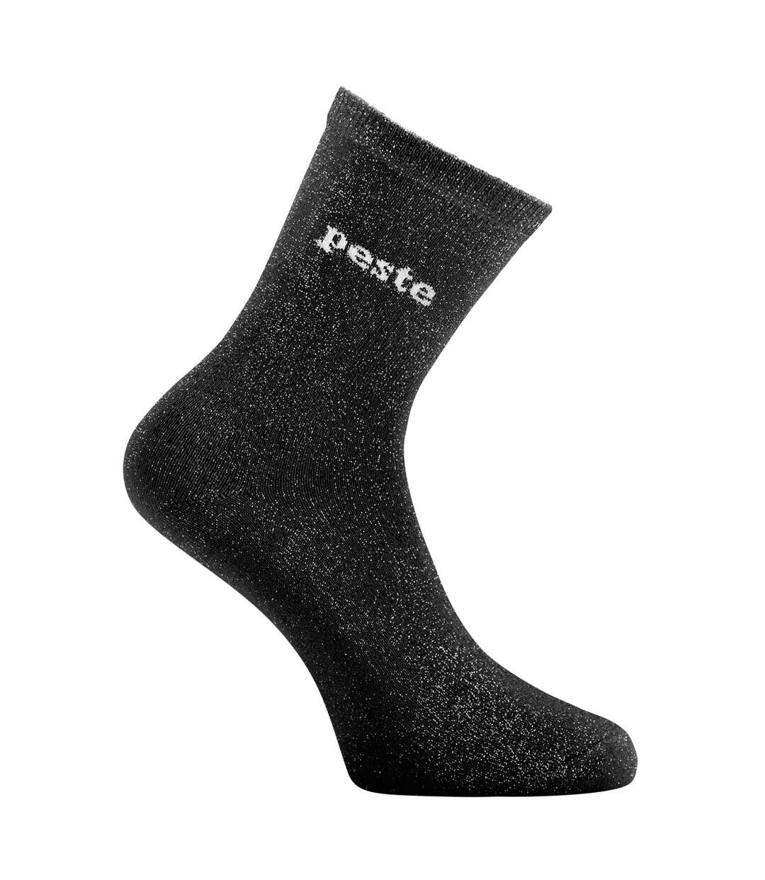 Lot de 6 Paires de chaussettes  femme à paillettes osé Peste Twinday-2