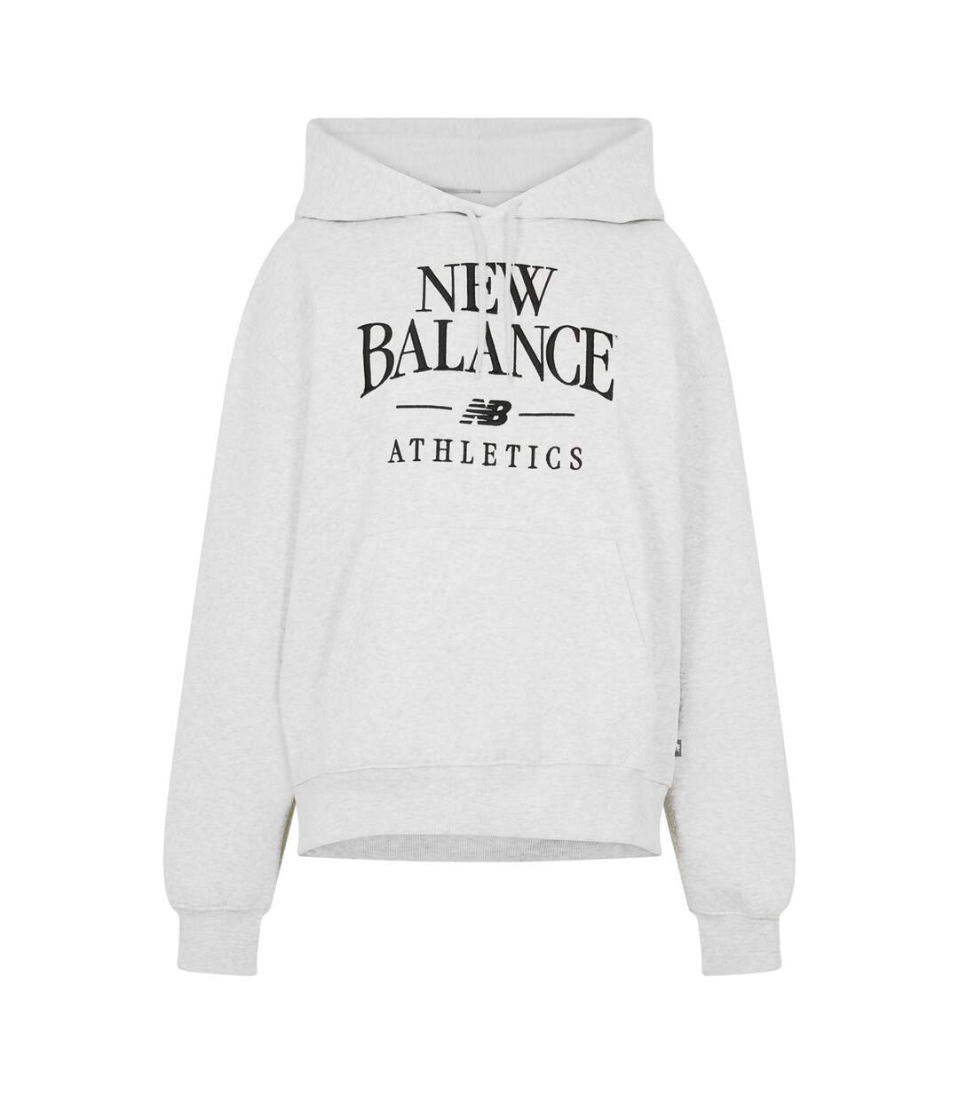 Sweat À Capuche Trackside Femme Gris Clair New Balance-2