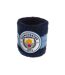 Manchester City FC Unisex Adult Crest Cotton Wristband (Pack of 2) (Blue/Sky Blue) (One Size) - UTBS3695