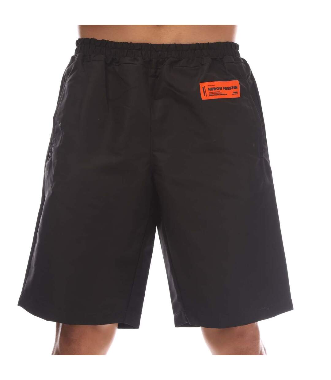 Mens Ex Ray Nylon Shorts Black Heron Preston-1