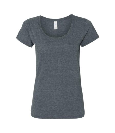 Gildan - T-shirt à col rond - Femme (Gris chiné) - UTBC3717
