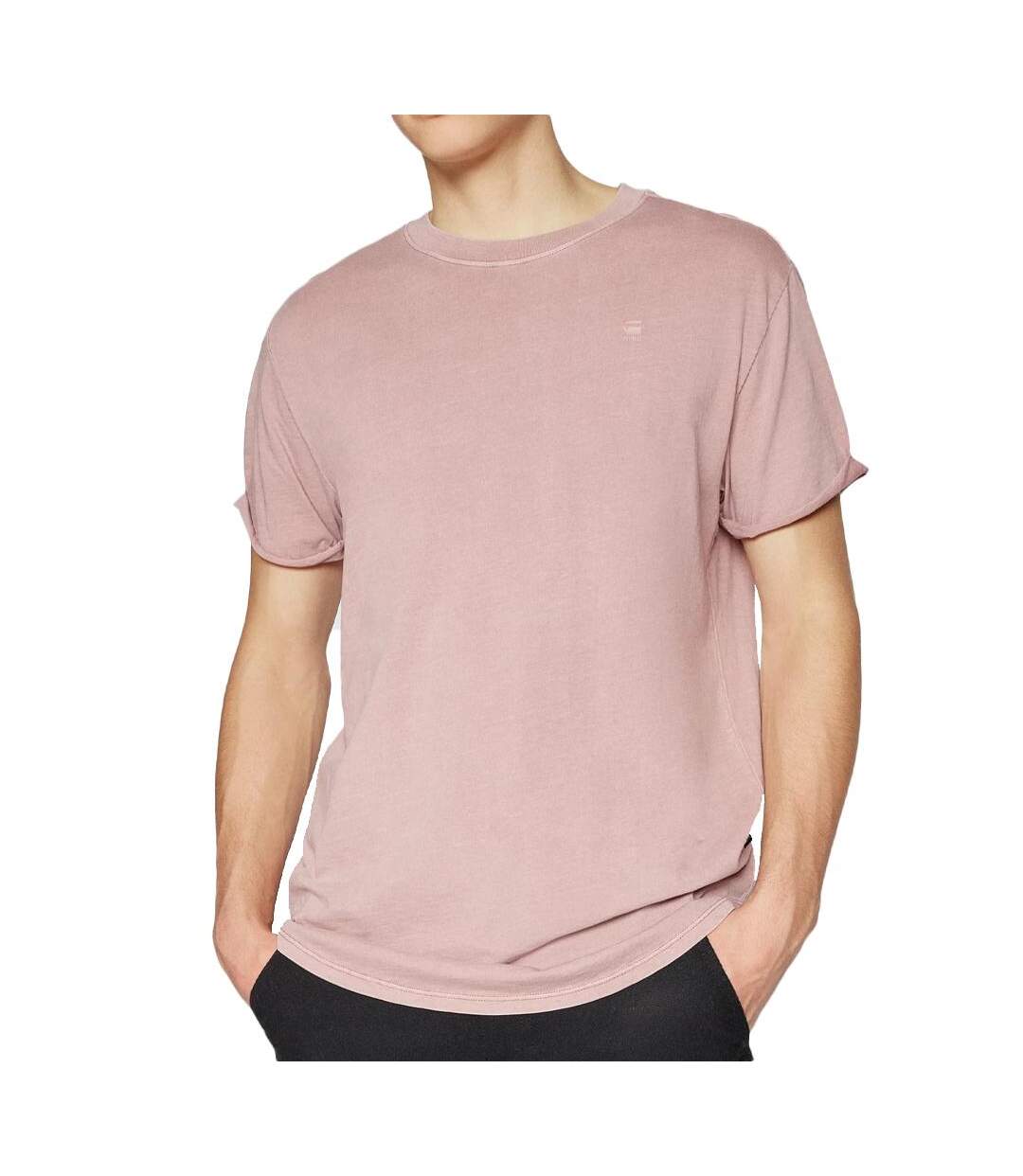 T-shirt Rose Homme G-Star Raw D16396 - M