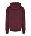 Sweat À Capuche Basic Homme Rouge Bordeaux Urban Classics-2