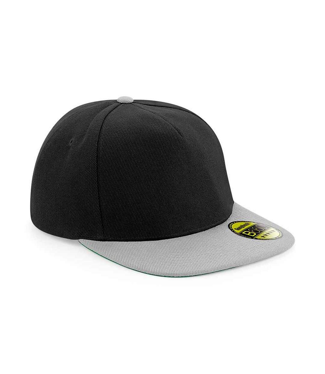 Casquette Ajustable Original Noir Gris Beechfield-1