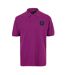Polo Motif/style Écusson Homme Prune Money-1