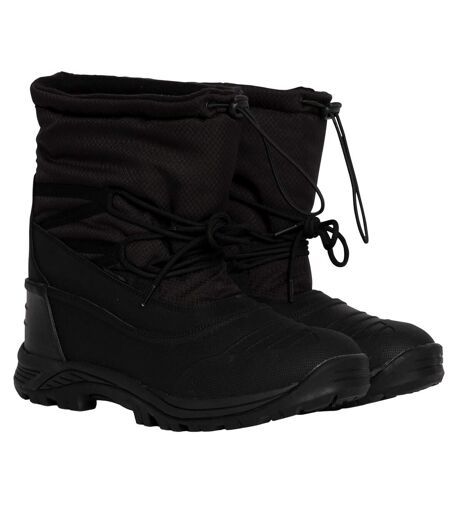 Mens Novern Waterproof Snow Boots Black Trespass
