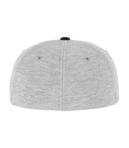 Casquette flexfit gris / noir Yupoong