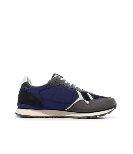 Baskets gris/bleu homme pepe jeans brit mixt