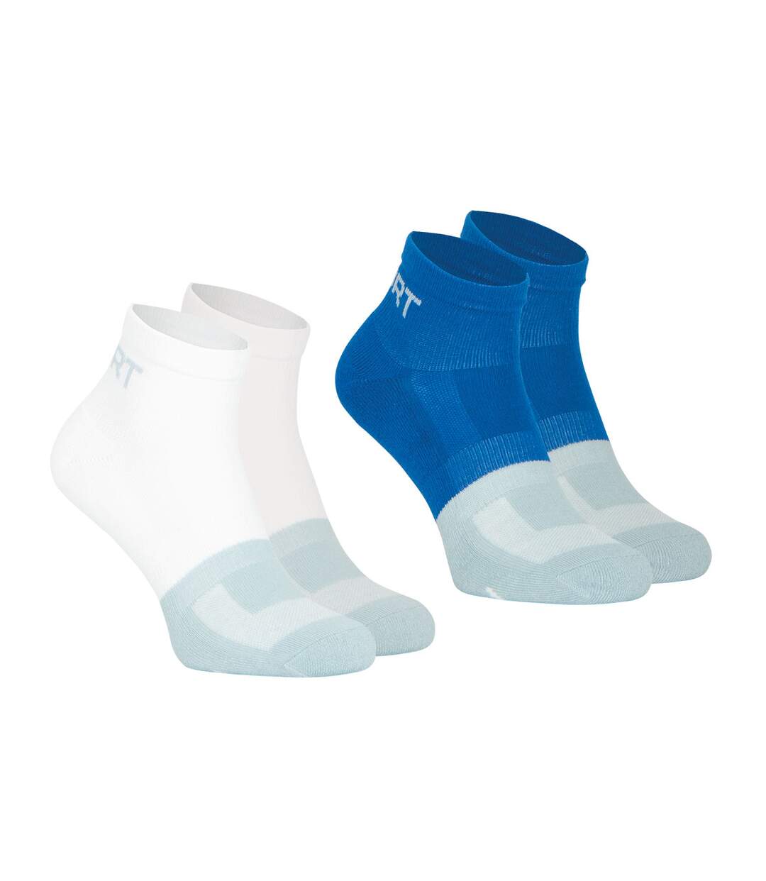 Lot de 2 paires de chaussettes homme quarter Fresh Athena-2