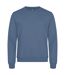Unisex Adult Miami Round Neck Sweatshirt Steel Blue Clique-1