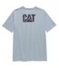 T-shirt trademark homme bleu gris chiné Caterpillar-2