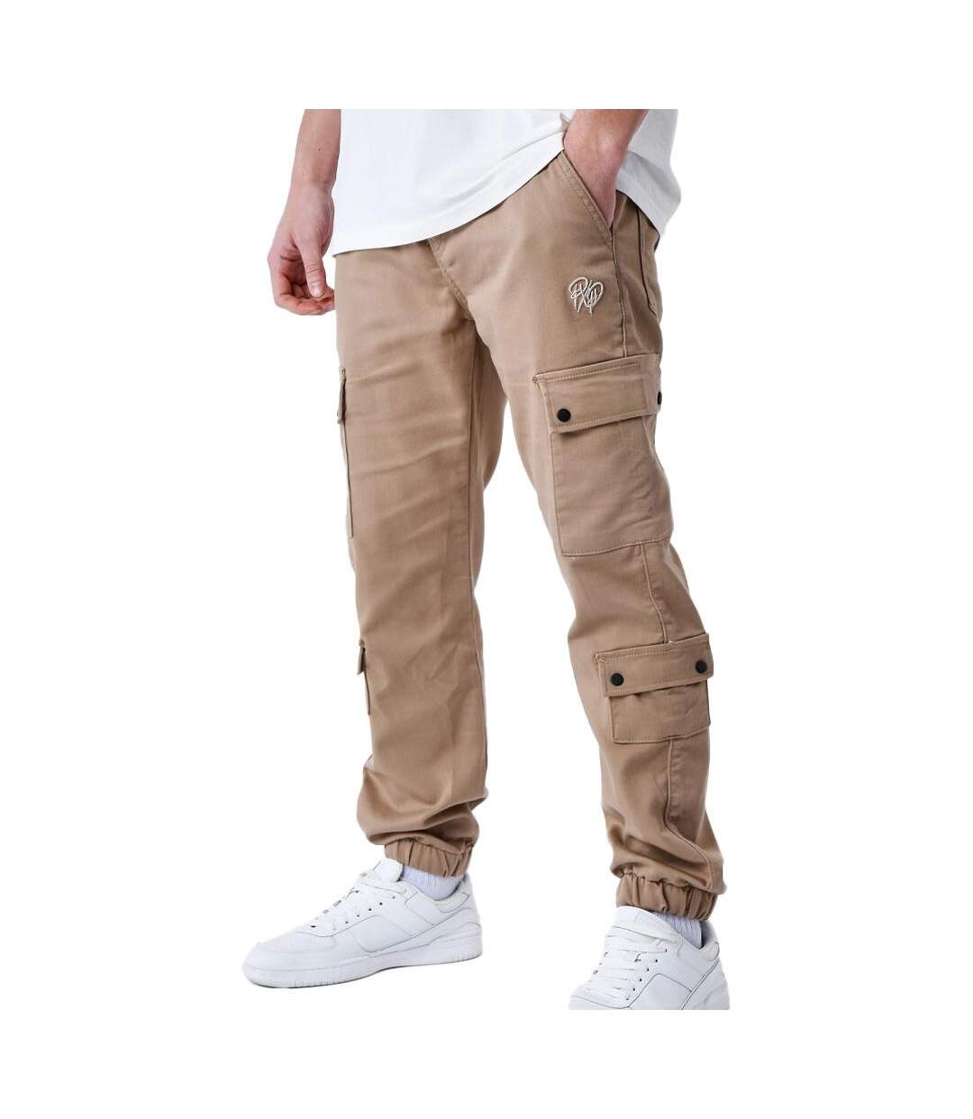 Pantalon cargo marron homme project x paris t19939-1