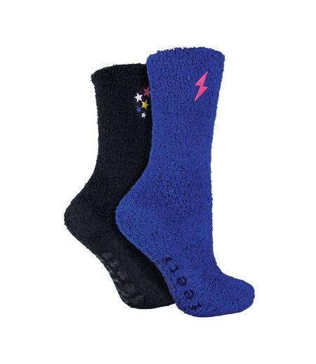 2 paires de chaussettes de salon épaisses et confortables pour dames