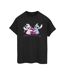 Disney Womens/Ladies Lilo And Stitch Ohana Heart With Angel Cotton Boyfriend T-Shirt (Noir) - UTBI30240-1