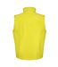 Mens core printable soft shell bodywarmer yellow/black Result-2