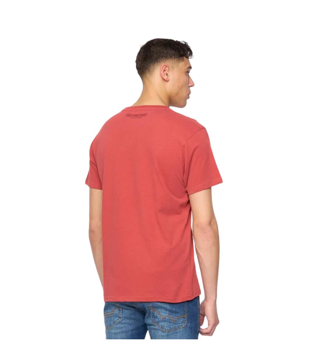 T-shirt lemonport homme rouge Duck and Cover-2