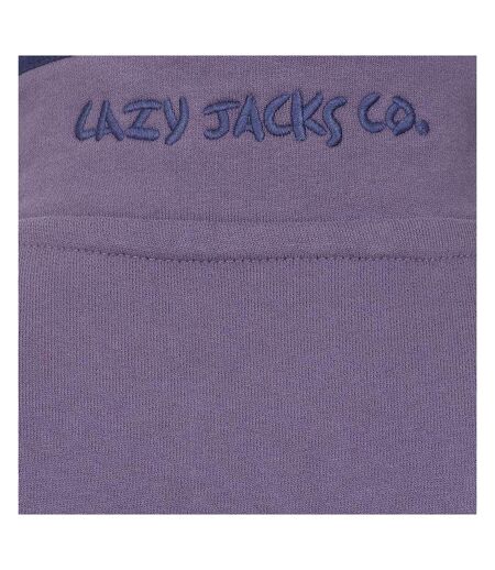 Sweat Femme Mauve Lazy Jacks