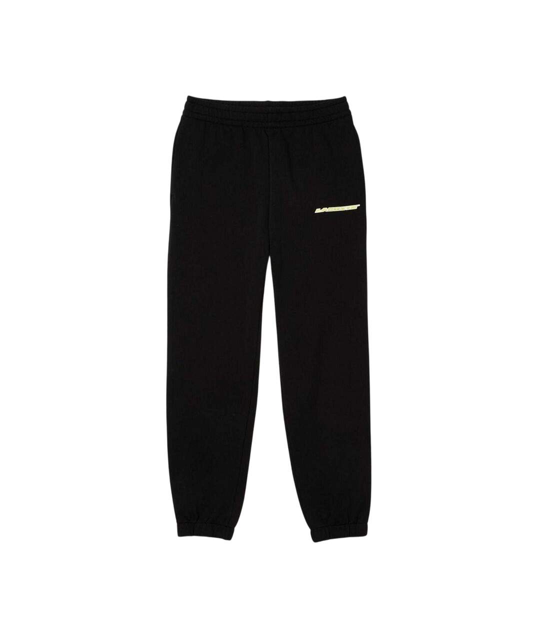 Pantalon Motif/style Logo Femme Noir Lacoste-1