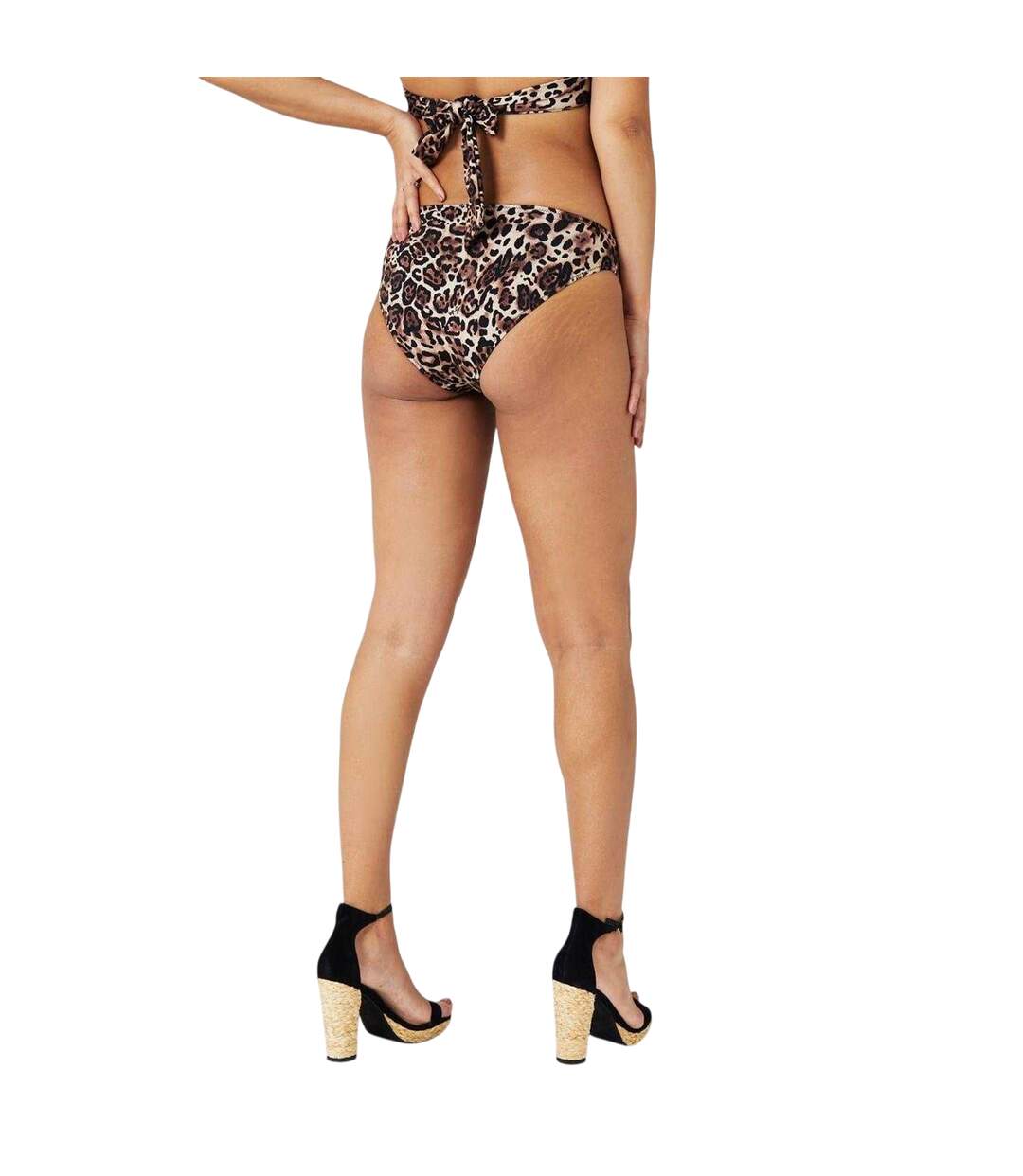 Bas De Maillot De Bain Motif/style Imprimé Léopard Icon Femme Marron Noir Biba-3