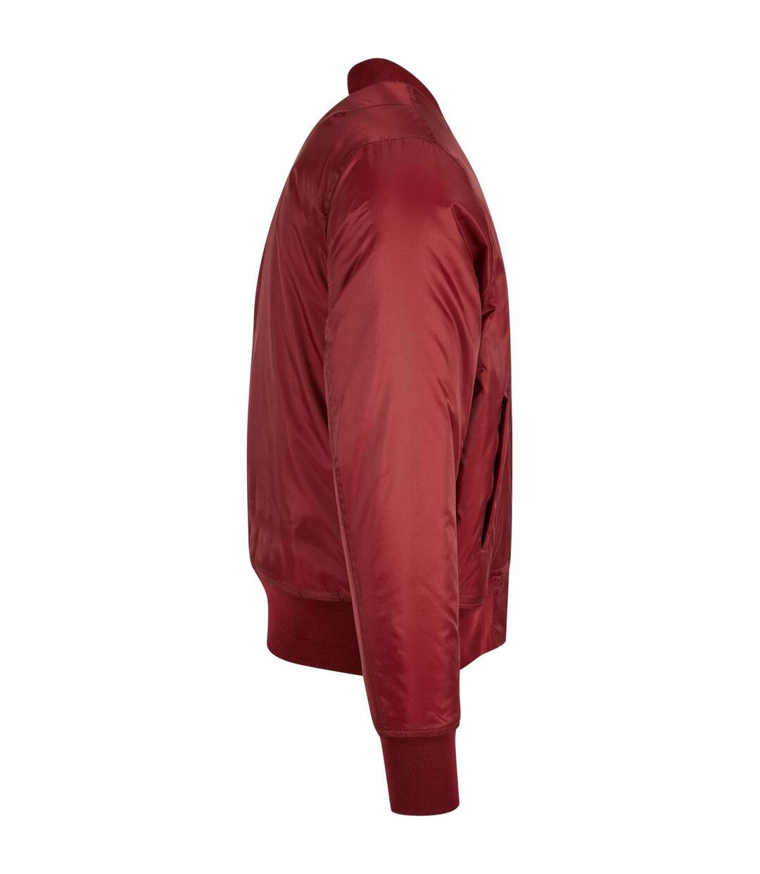 Blouson D'aviateur Homme Bordeaux Build Your Brand-3
