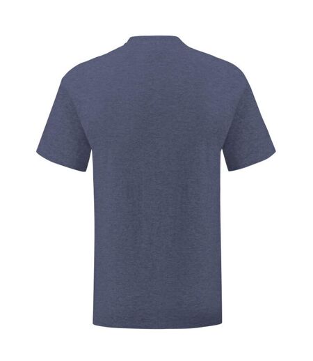 Mens iconic 150 t-shirt heather navy Fruit of the Loom