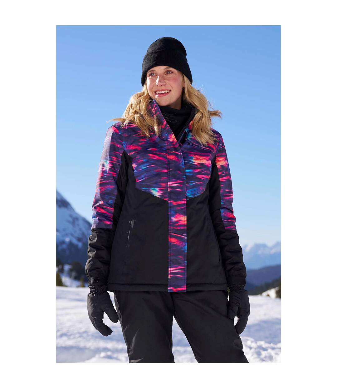 Blouson De Ski Dawn Femme Violet Foncé Mountain Warehouse-1