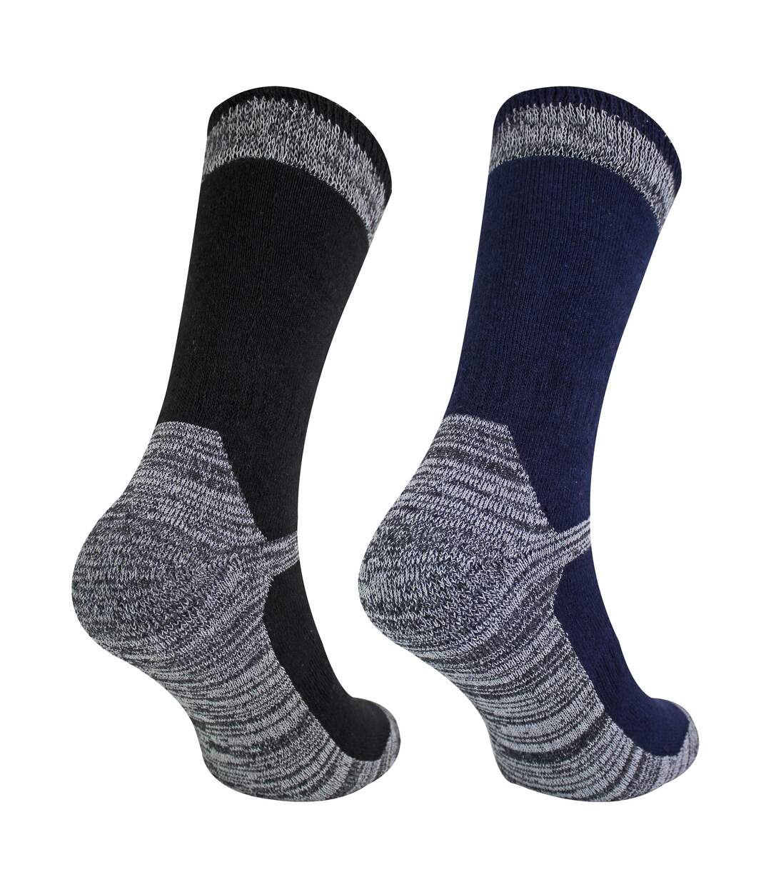 4 Pr Chaussettes de Travail Homme Coton pour Été-4