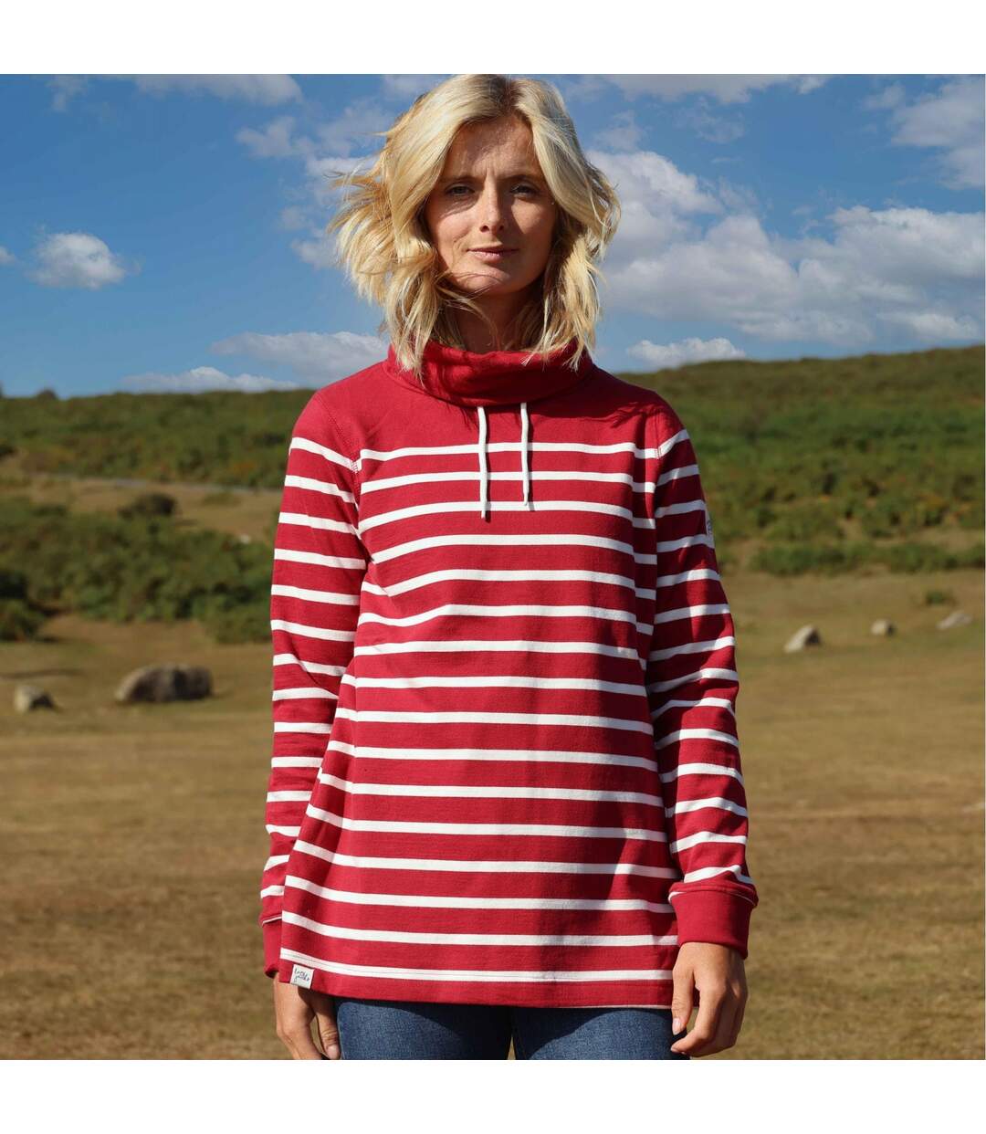 Sweatshirt Pour Femmes/femmes Rouge Lazy Jacks-2