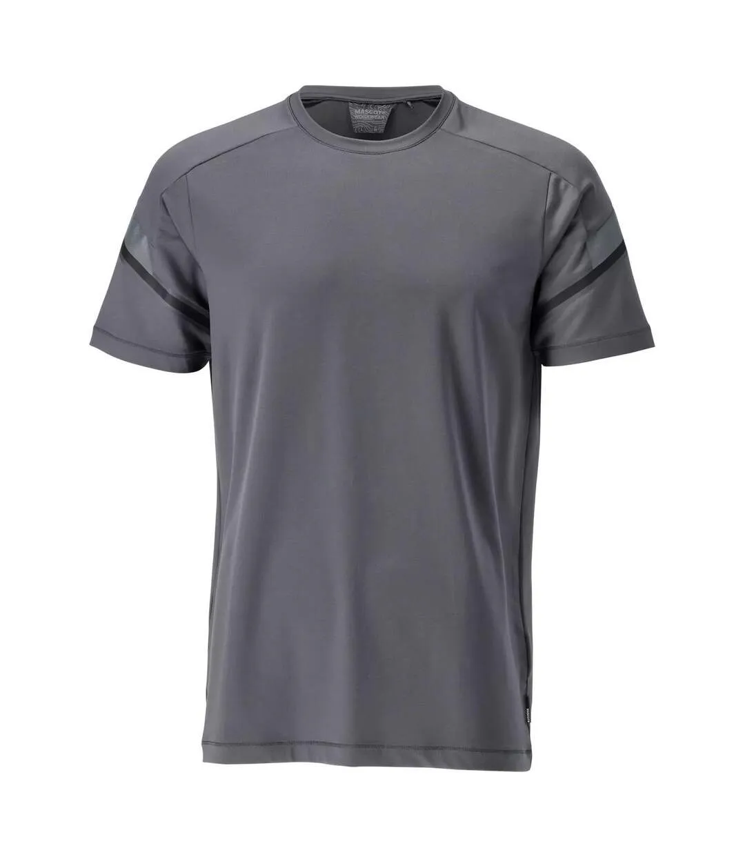 T-shirt Manches Courtes Customised Homme Gris Pierre Mascot-1