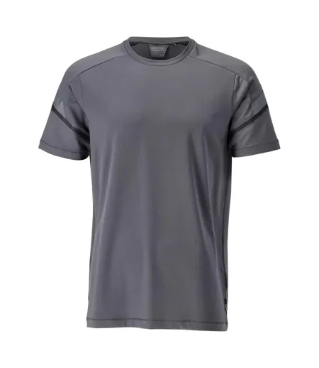 T-shirt Manches Courtes Customised Homme Gris Pierre Mascot